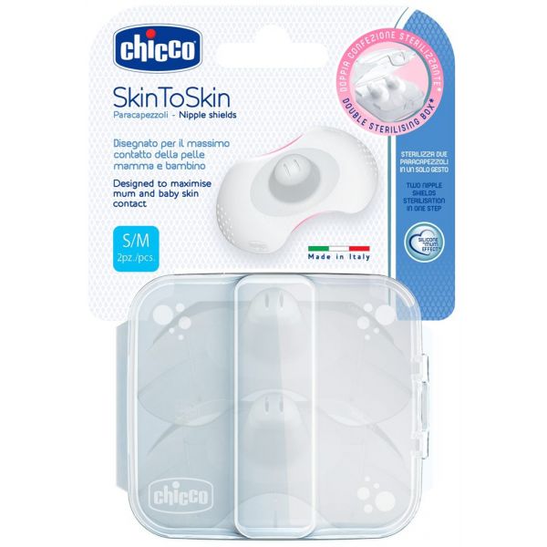Chicco Skin to Skin Protetor Mamilo S/M 2 unidades - Image 2