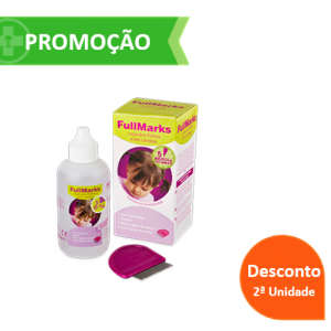 Fullmarks Loção Anti-Piolhos e Anti-Lêndeas c/ Desconto 50% 2ª Embalagem FullMarks 2 x 100 mL