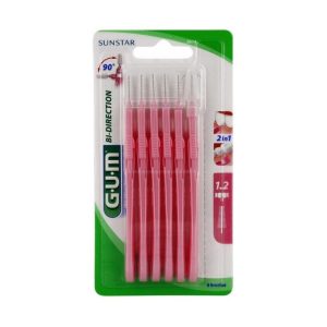 Gum Bi-Direction Escovilhão 2614 6 escovilhões interdentais