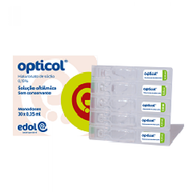 Opticol Solução Oftálmica MD 30 monodoses x 0,35 mL