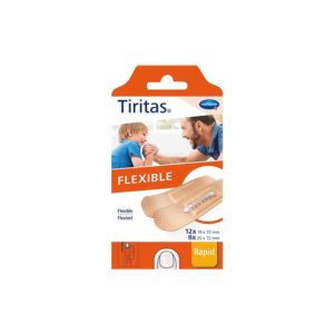Tiritas Flexible Rapid 20 unidades (2 dimensões)