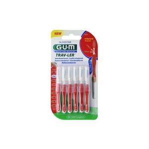 Gum Trav-ler Escovilhão 1314 6 escovilhões interdentais