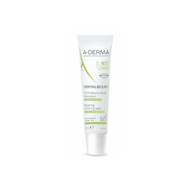 A-Derma Dermalibour+ Cica Bálsamo Reparador Labial 15ml - Image 2