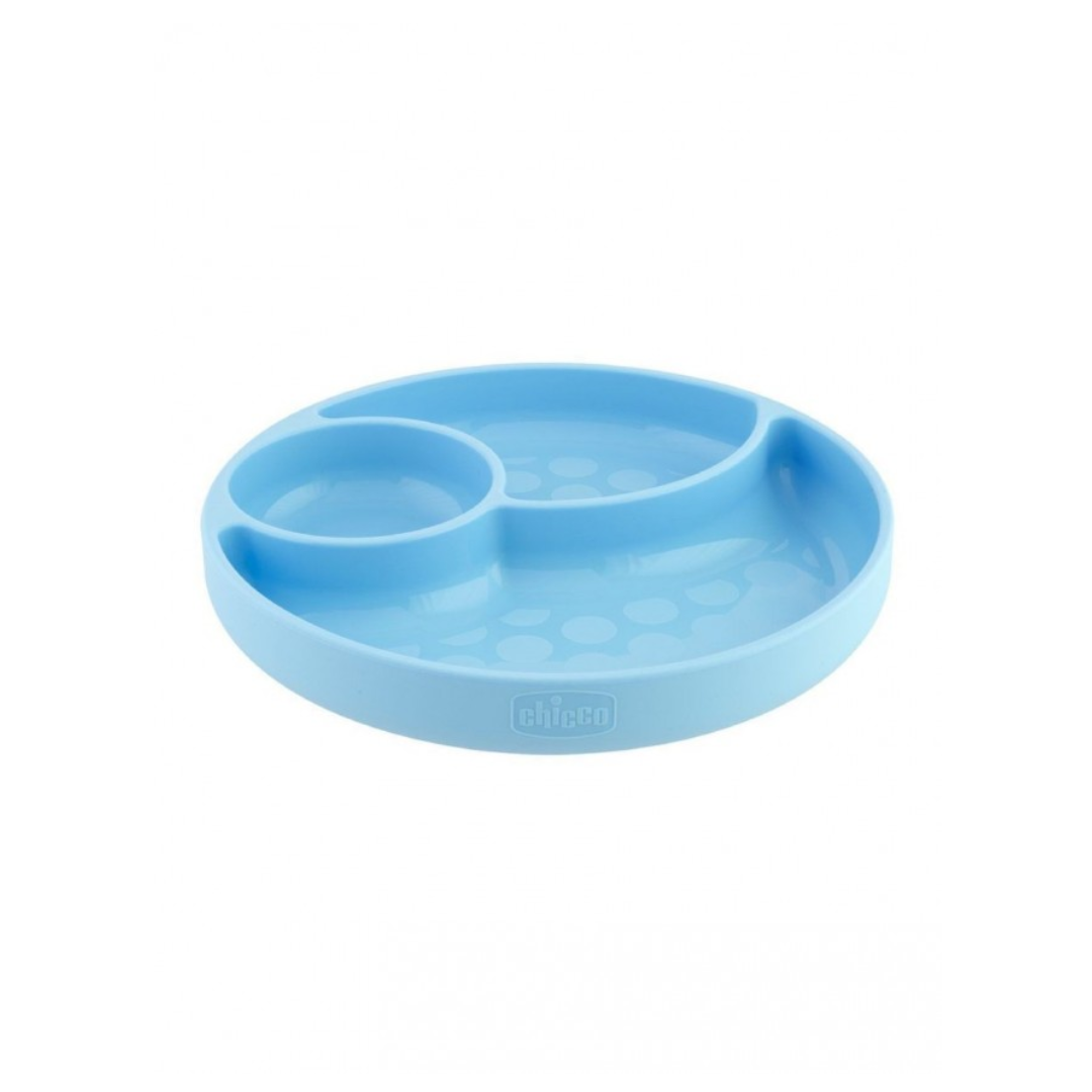 Chicco Prato Silicone Com Divisórias 12M+ Azul