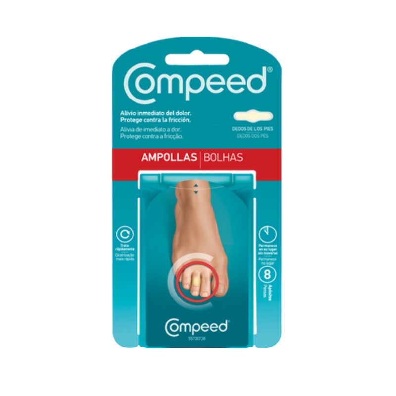 Compeed Bolhas Dedos dos Pés 8 pensos
