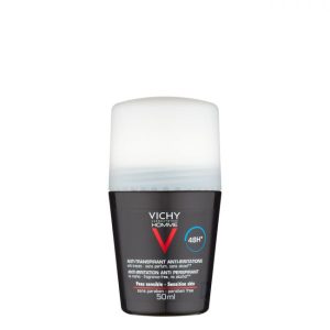 Vichy Homme Deo Roll-On Pele Sensível 48H 50 mL