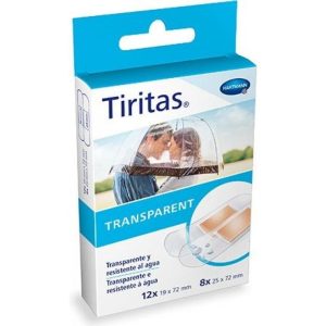 Tiritas Transparent Tiritas 20 unidades (2 tamanhos)