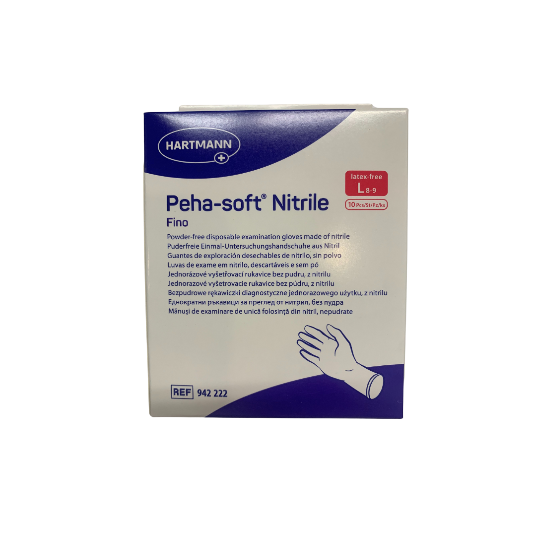 Peha Soft Luvas Nitrilo Fino Tamanho L 10 unidades