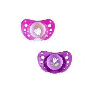 Chicco Chupetas Physio Air Silicone Rosa 12M+ 2 chupetas