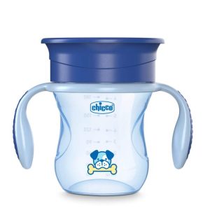 Chicco Copo Refeição 360º 12M+ Azul 180 mL