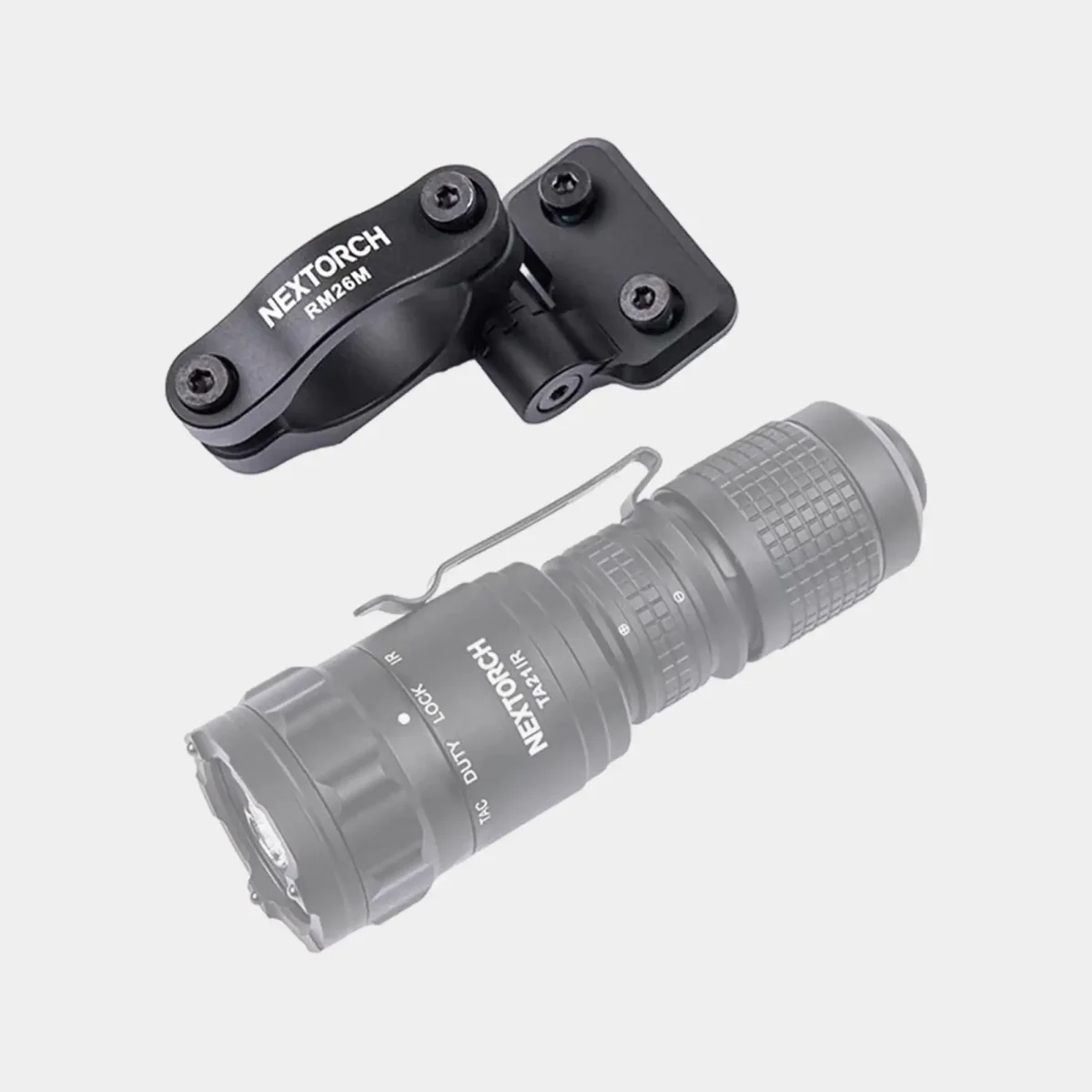 Anclaje de linterna rotatorio para rail Picatinny/M-LOK RM26 & RM26M - Nextorch - Image 5